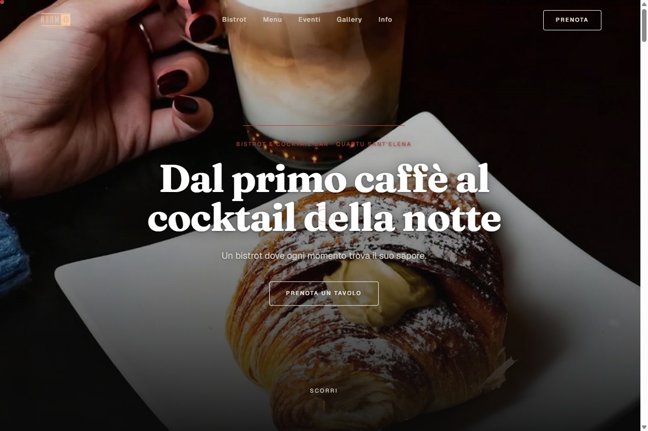 Anteprima del sito Room49